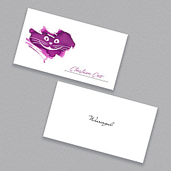 Wearingeul Ink Swatch Cards - Cat Smile - 50 Sheets