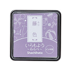 Shachihata Iromoyo Warabe Mini Stamp Pad - Oil-Based - Light Purple