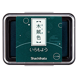 Shachihata Iromoyo Ink Pad - Oil-Based - Horsetail Green