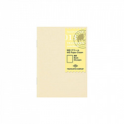 TRAVELER'S COMPANY 013. MD Paper Cream Vulling - Passport Size