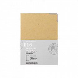 TRAVELER'S COMPANY 016. Refill Binder - Passport Size