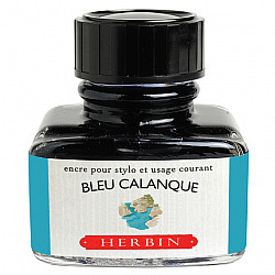 J. Herbin Fountain Pen Ink - 30 ml - Blue Calanque