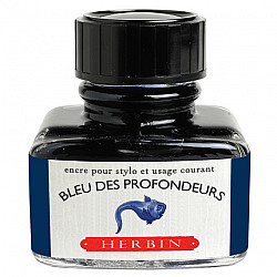 J. Herbin Fountain Pen Ink - 30 ml - Bleu des Profondeurs