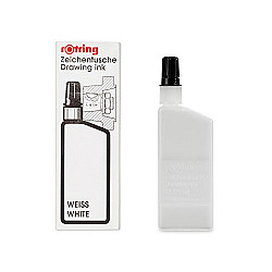 Rotring Isograph Inkt Flacon - 23 ml - Wit