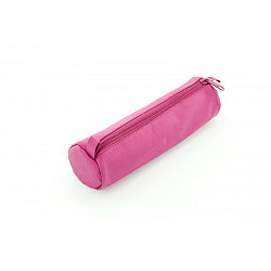 Juscha Alassio Round Leather Pencil Case - Pink