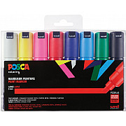 Uni Posca PC-8K Paint Marker - Breed - Set van 8