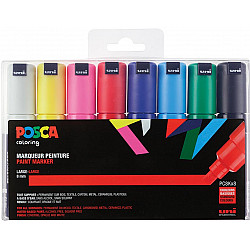 Uni Posca PC-8K Paint Marker - Breed - Set van 8