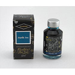 Diamine Shimmering Fountain Pen Ink - 50 ml - Starlit Sea