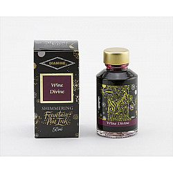 Diamine Shimmering Fountain Pen Ink - 50 ml - Wine Divine