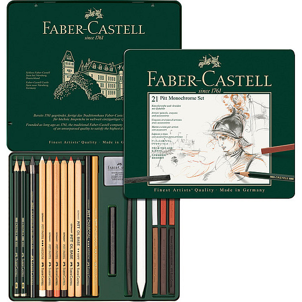 Faber-Castell Pitt Houtskool Potloden