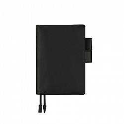 Hobonichi Techo Planner A6 2023 Set - Leather: TS Basic - Black (Book + Cover)