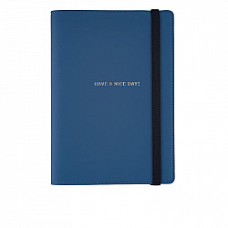 Hobonichi Techo Cousin A5 Cover - Have a Nice Day! (Blueberry)