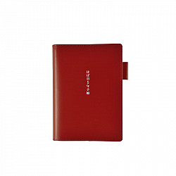 Hobonichi 5-Year Techo Leather Cover - A6 Size - Red