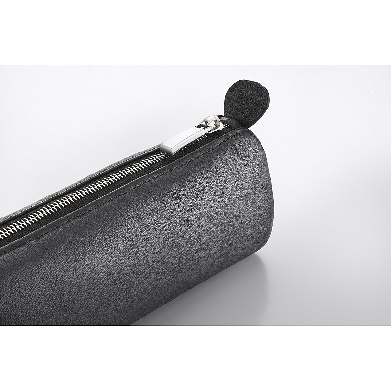 LAMY A404 Round Leather Pencil Case - Black
