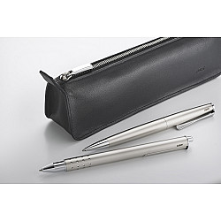 LAMY A 405 Leather Zippered Triangle Pencase for 10 pens - Black