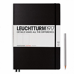 Leuchtturm1917 Master Slim Notebook - A4+ - Dotted - Zwart