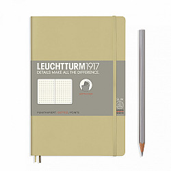 Leuchtturm1917 Notebook - B6 - Dotted - Softcover - Sand
