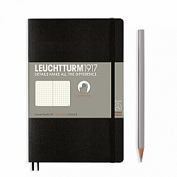 Leuchtturm1917 Notebook - B6 - Dotted - Softcover - Black