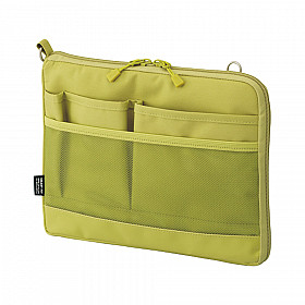 LIHIT LAB Smart Fit Bag in Bag - Horizontale Versie - A5 - Groen