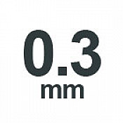 0.3 mm
