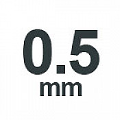 0.5 mm