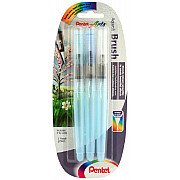 Pentel XFRH Aquash Water Brush Pen - Set van 3