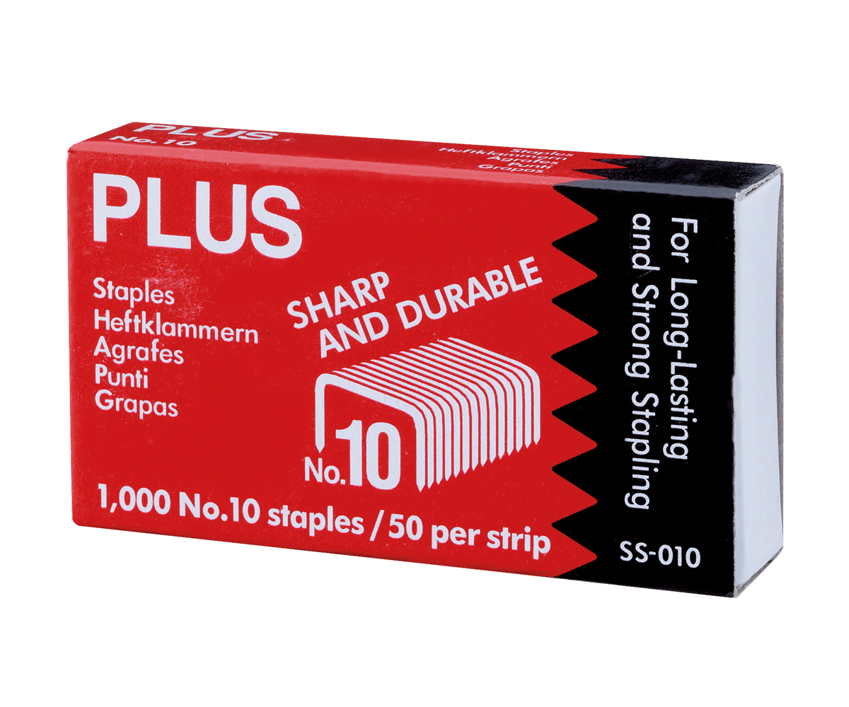 Staples PLUS Japan No. 10 Staples Box of 1000 pcs