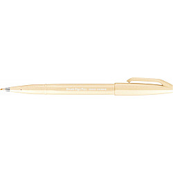 Pentel Touch Brush Sign Pen SES15C - 2023 New Colours - Pale Orange