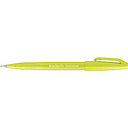 Pentel Touch Brush Sign Pen SES15C - 2023 New Colours - Lime Green