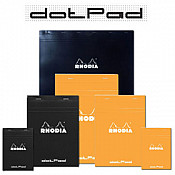 Rhodia Dotpad Notepads Black & Orange