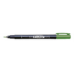Tombow Fudenosuke Brush Pen - Hard - Green