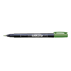 Tombow Fudenosuke Brush Pen - Hard - Groen