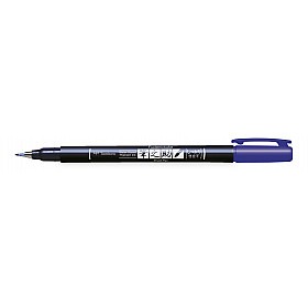 Tombow Fudenosuke Brush Pen - Hard - Blauw
