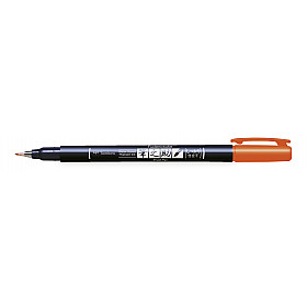 Tombow Fudenosuke Brush Pen - Hard - Oranje