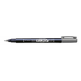 Tombow Fudenosuke Brush Pen - Hard - Grijs
