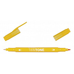 Tombow TwinTone Marker - Chrome Yellow