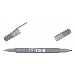 Tombow TwinTone Marker - Grey