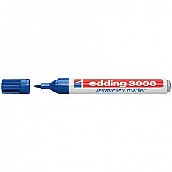 edding 3000 Permanent Marker - 1.5-3 mm - Blue