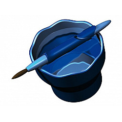 Faber-Castell Clic & Go Foldable Watercup - Blue