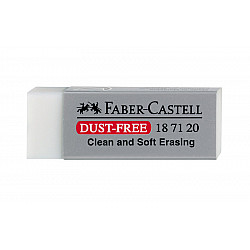 Faber-Castell 187120 Dust-Free Eraser Gum - Medium - Wit/Grijs