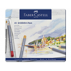 Faber-Castell Goldfaber Aqua Watercolour Pencils - Set of 48