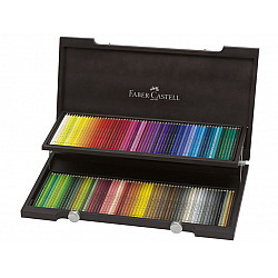 Faber-Castell Polychromos Compendium Kleurpotlood - Set van 120 in houten koffer