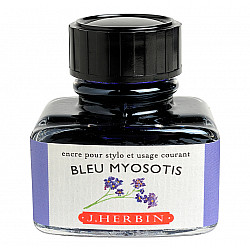 J. Herbin Fountain Pen Ink - 30 ml - Bleu Myosotis