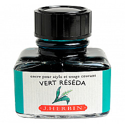 J. Herbin Fountain Pen Ink - 30 ml - Vert Reseda