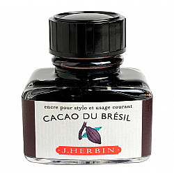 J. Herbin Inktpot - 30 ml - Braziliaanse Cacao - Cacao du Bresil