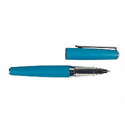J. Herbin Rollerpen - Refillable with Fountain Pen ink - Blue (Metal)