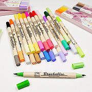 Kuretake ZIG Brushables Tweekleurige Brush Pen - 24 Kleuren (Los per stuk)