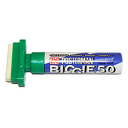 Kuretake ZIG Posterman Biggie 50 Short Marker - 50 mm Breed - Groen