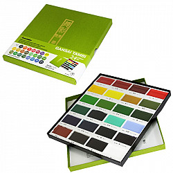 Kuretake Gansai Tambi Water Colours Brush Set - 24 kleuren