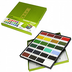 Kuretake Gansai Tambi Water Colouring Brush Set - 24 Colors